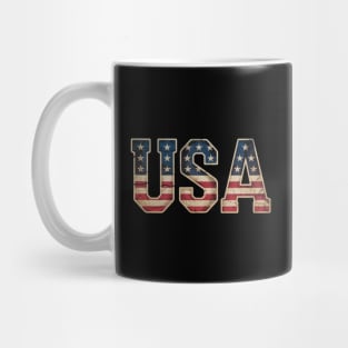 USA US Flag Patriotic 4th of July America Mug